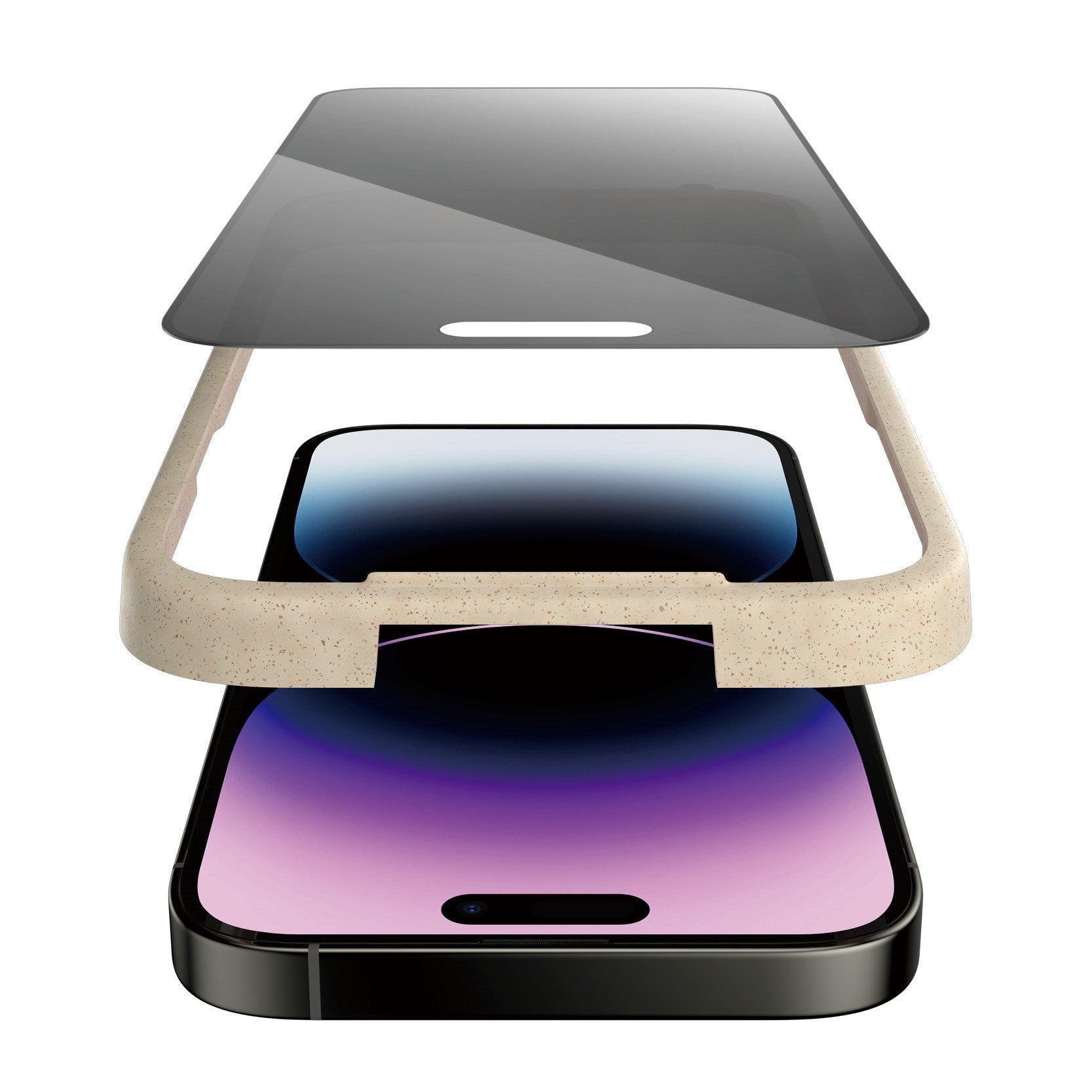 PanzerGlass® Privacy Displayschutz iPhone 14 Pro Max | Ultra-Wide Fit m. EasyAligner